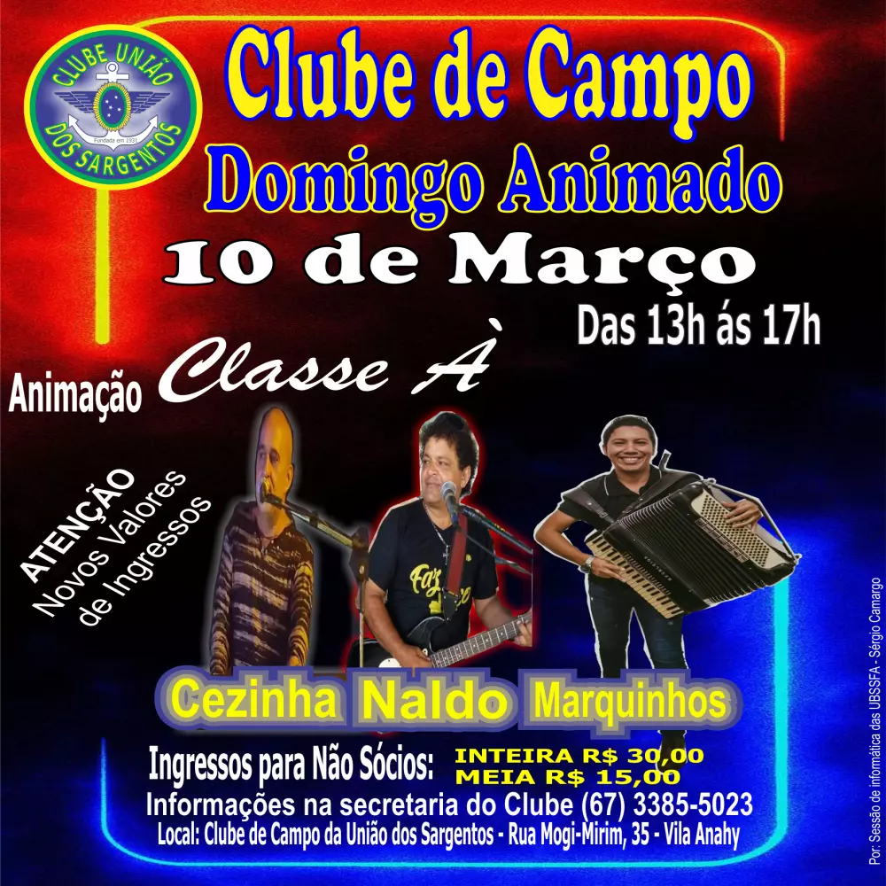 Domingo Animado no Clube de Campo 10/03/2024